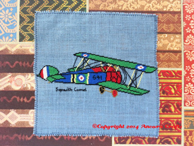 world war 1 era airplane cross stitch pattern needlepoint pattern sopwith camel