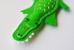 ACrafty Interview - whatnomints - alligator in felt