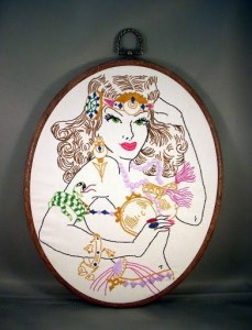 ACrafty Interview - Katie Kutthroat belly dance embroidery