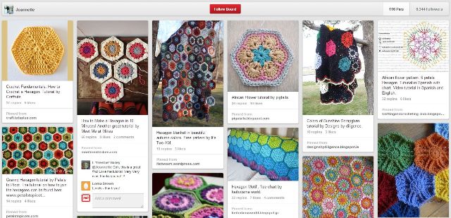 hexagon crafts part 2 crochet tutorial pinterest board