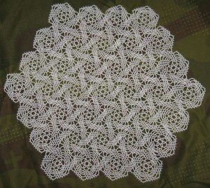 acrafty interview - jeff hamilton tatted windmills doily