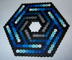 hexagon crafts part 3 - perler beads