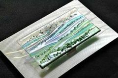 kim merriman fused glass wave