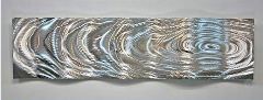 healthy water themed crafts part 2 - metal ripple wall art