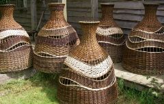 healthy water crafts - large wave basket lampshades