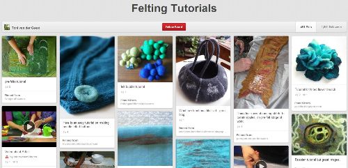 healthy water themed crafts part 5 - pinterest felting tutorials