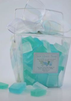 healthy water themed crafts part 5 - sea glass soap