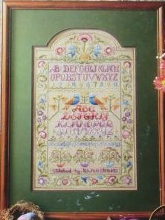 variegated floss projects - cross stitch sampler