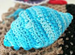 variegated floss projects part 5 - crochet conch shell