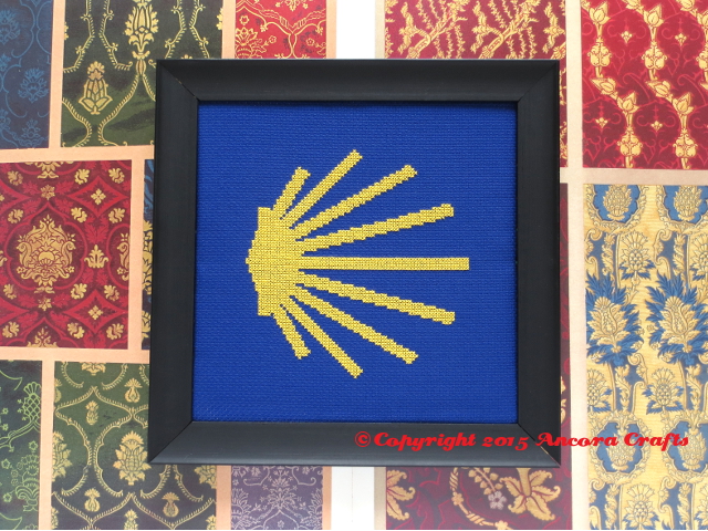 camino de santiago cross stitch pattern