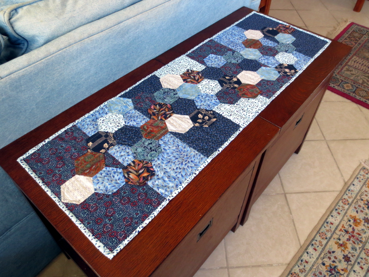 hexagon table runner project 2