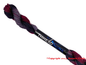 threadworx new floss color 2023 11218 red night dark grays and a dark purple red