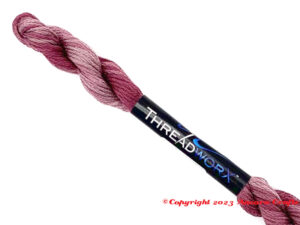 threadworx new floss color 2023 11553 victorian plum medium to light dusty red purples
