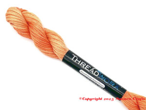 ThreadworX 10720 Variegated Embroidery Floss Orange Jubilee is soft light to medium oranges