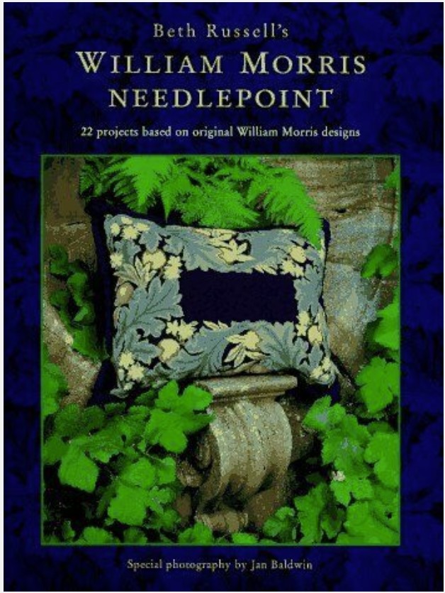 morris needlepoint book cover
